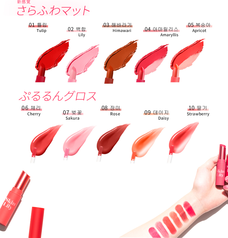 Lip バリエーション